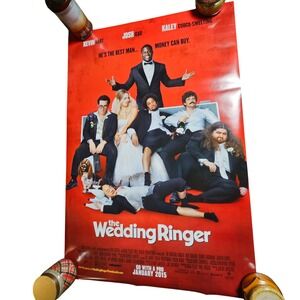 The Wedding Ringer 2015 Promo Movie Poster 27x40‎ Kevin Hart, Josh Gad, K. Cuoco